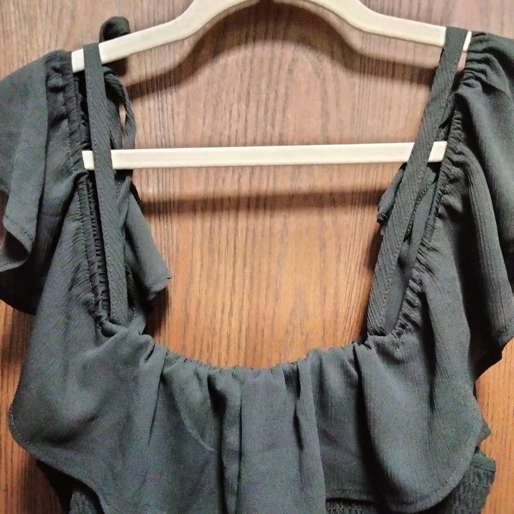 Torrid Flutter Sleeve Smocked Tunic/Dress - Picture 7 of 8